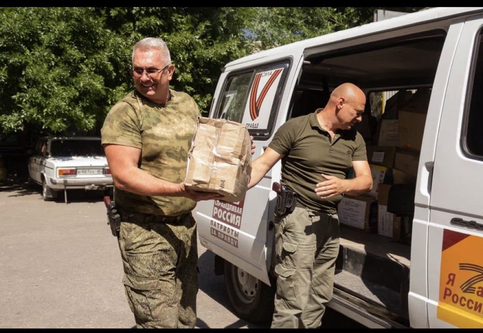 Гуманитарный груз северодвинских журналистов прибыл в Луганск